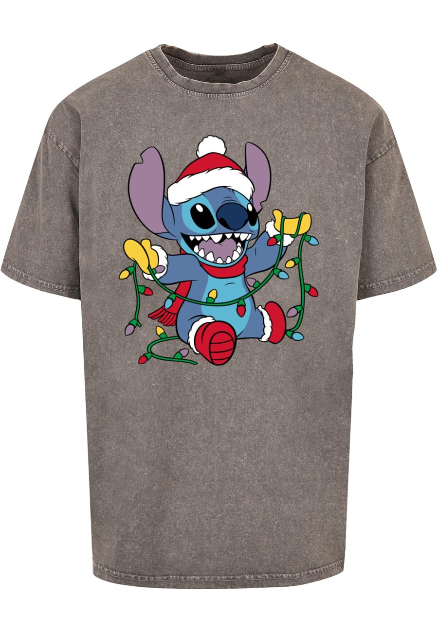 

Рубашка ABSOLUTE CULT Lilo And Stitch - Christmas Lights, базальтовый серый