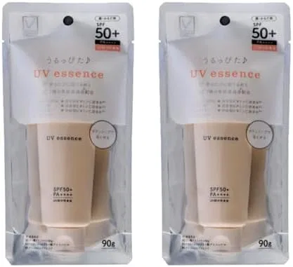 Набор солнцезащитной сыворотки UV Essence SPF50+ PA++++ 90 г ×2, бежевый/кремовый