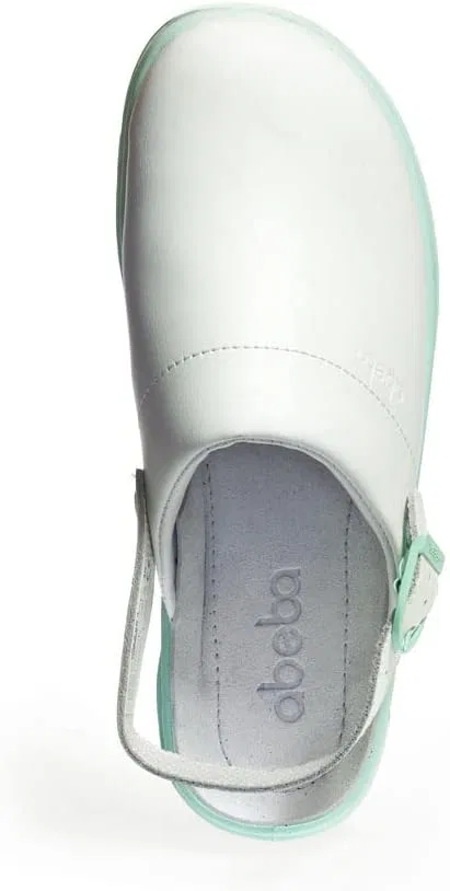 Мужская спортивная обувь Abeba для медицинского персонала, White Green — фото 3