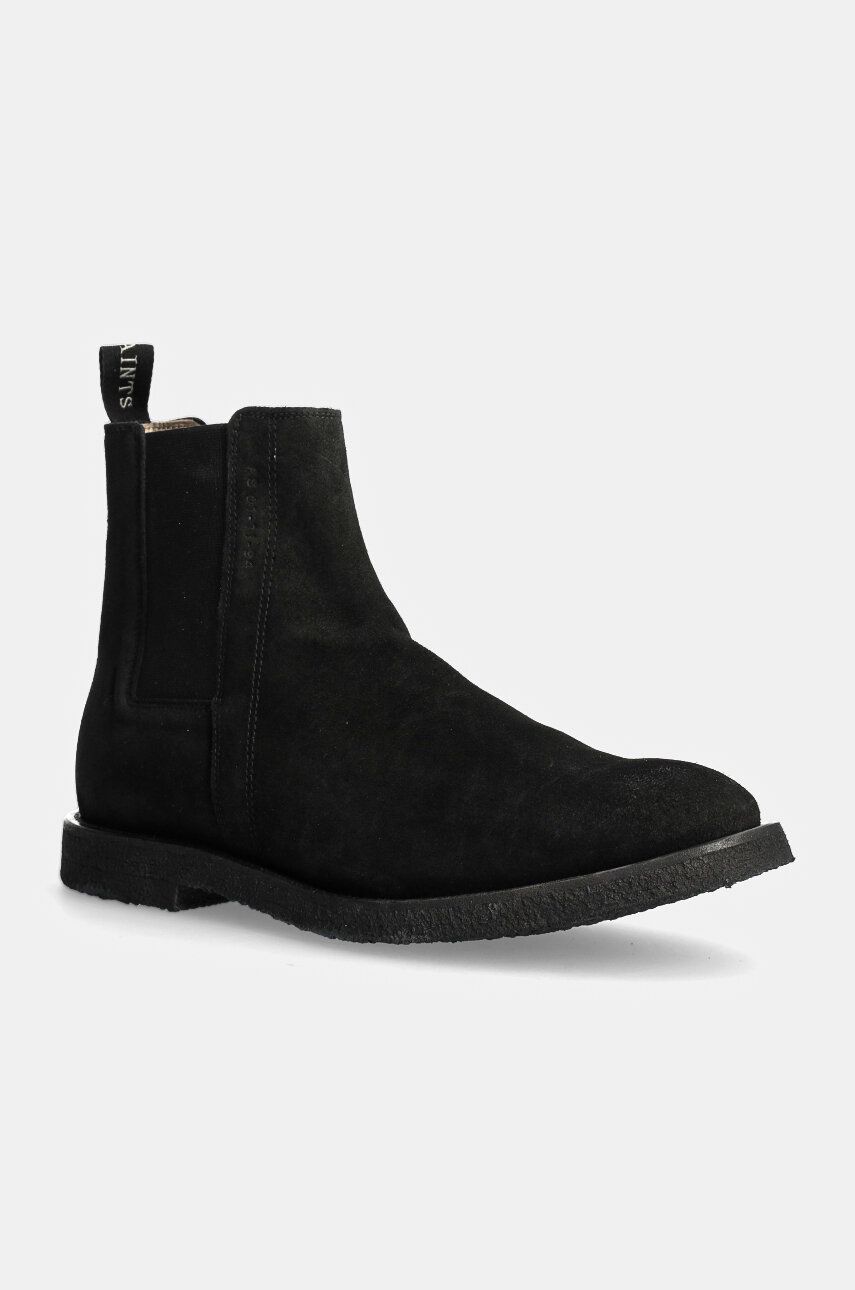 

Замшевые ботинки челси AllSaints Rhett Suede Boot, черный