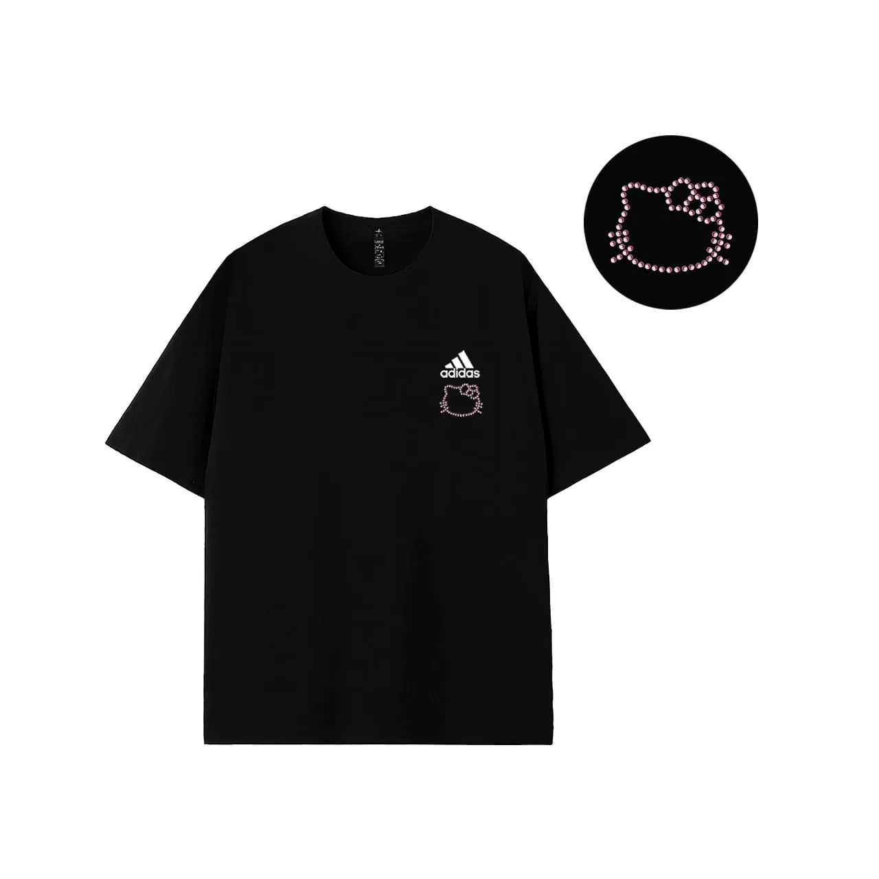 Футболка хлопковая Adidas MUST HAVES с Hello Kitty Exclusive-White — фото 4