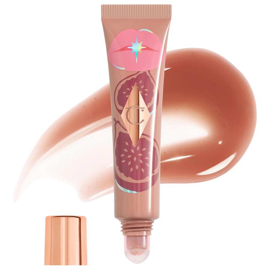 

Масло для губ Unreal Lips Healthy Glow Nectar с гиалуроновой кислотой и витамином Е Charlotte Tilbury, 0.47 oz/14 mL, Juicylicious Candy Fig