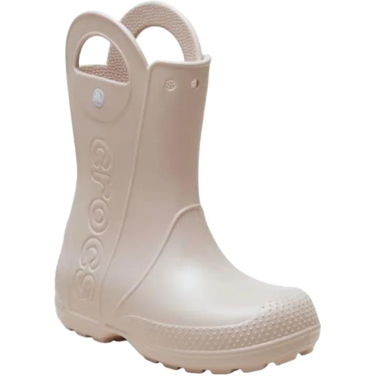 Детские резиновые сапоги Handle It Kids' Rain Boots Crocs розовые — фото 3