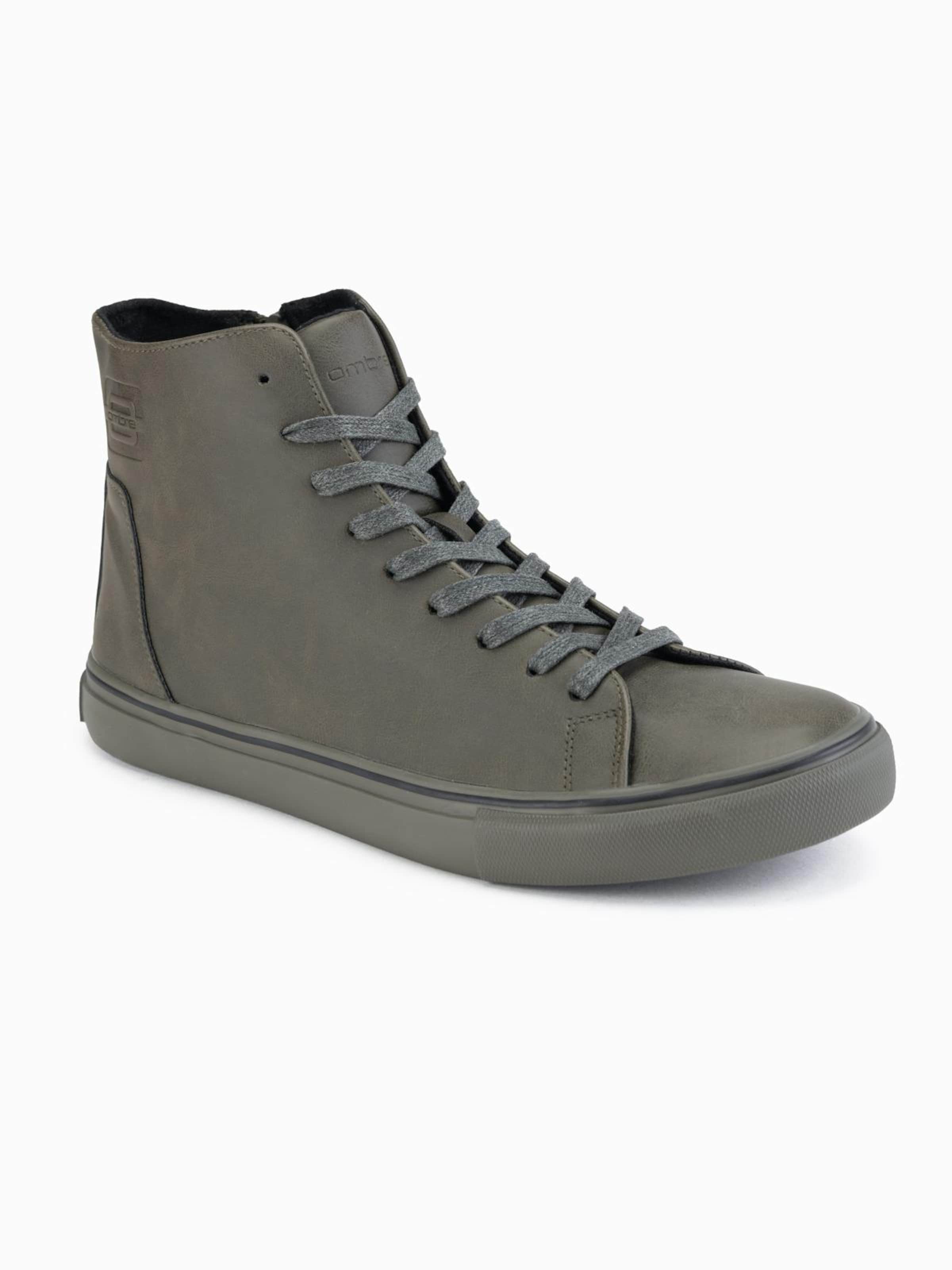 Ombre Кроссовки High-Top 'Foth-0185' в цвете Olive — фото 2