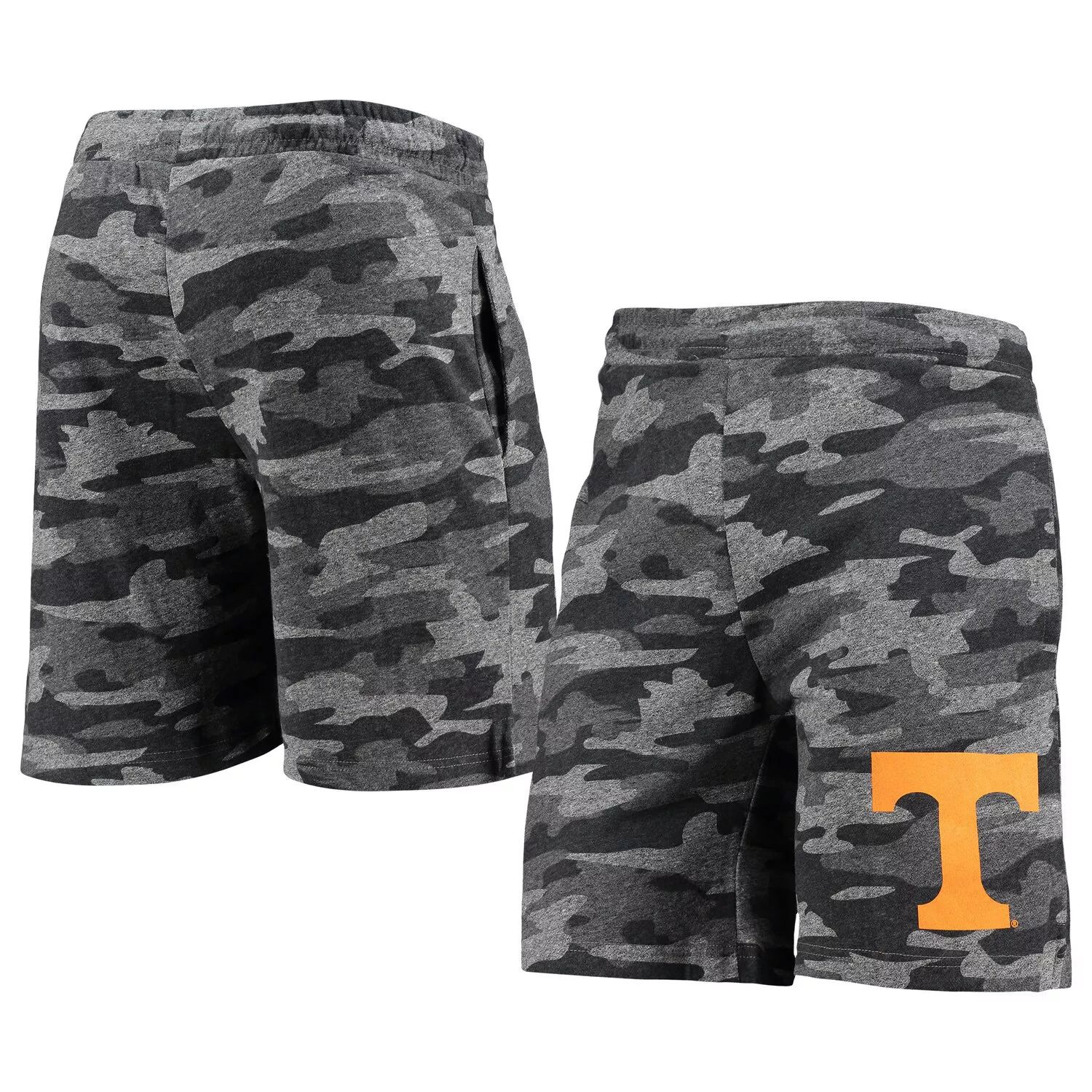 

Мужские шорты Concepts Sport Угольно-серый Tennessee Volunteers Camo Backup Terry Jam Lounge Shorts