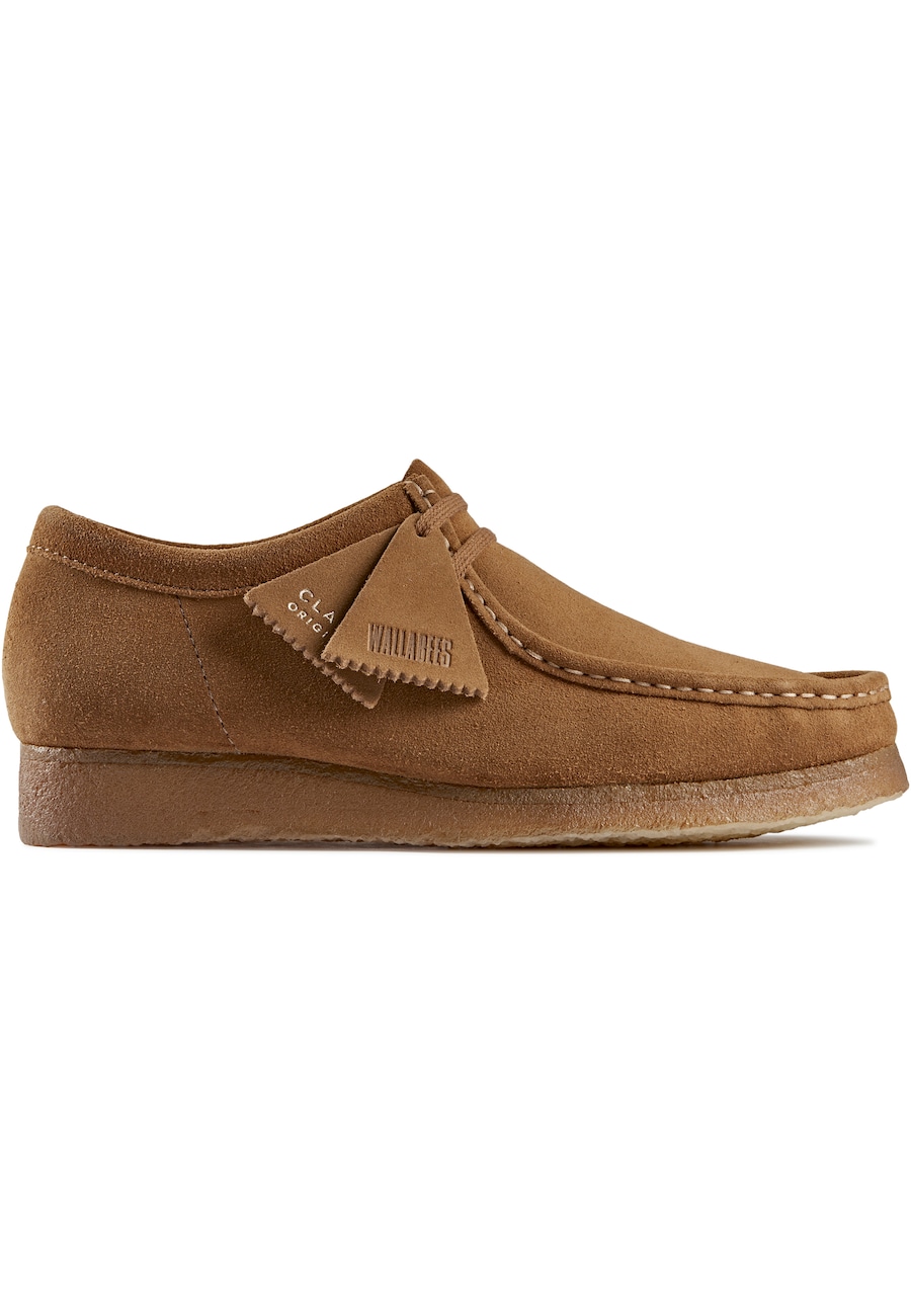Туфли на шнуровке CLARKS Wallabee Cola, бежевый — фото 4