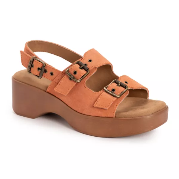 Женские босоножки Calliope с ремешками Muk Luks, цвет coral suede