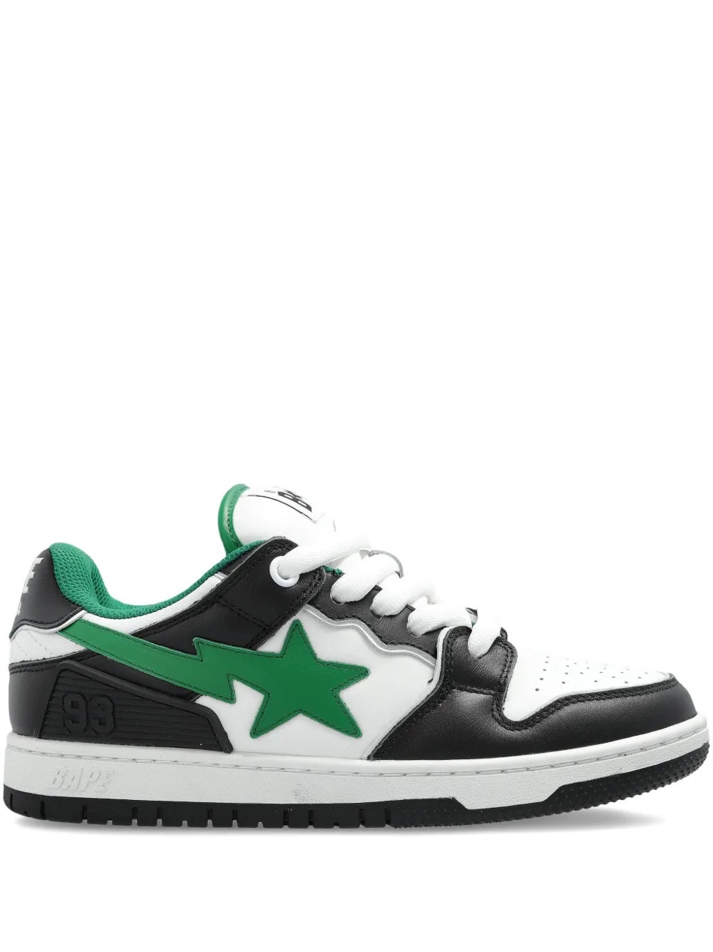 

Кроссовки со звездной нашивкой A BATHING APE, белый