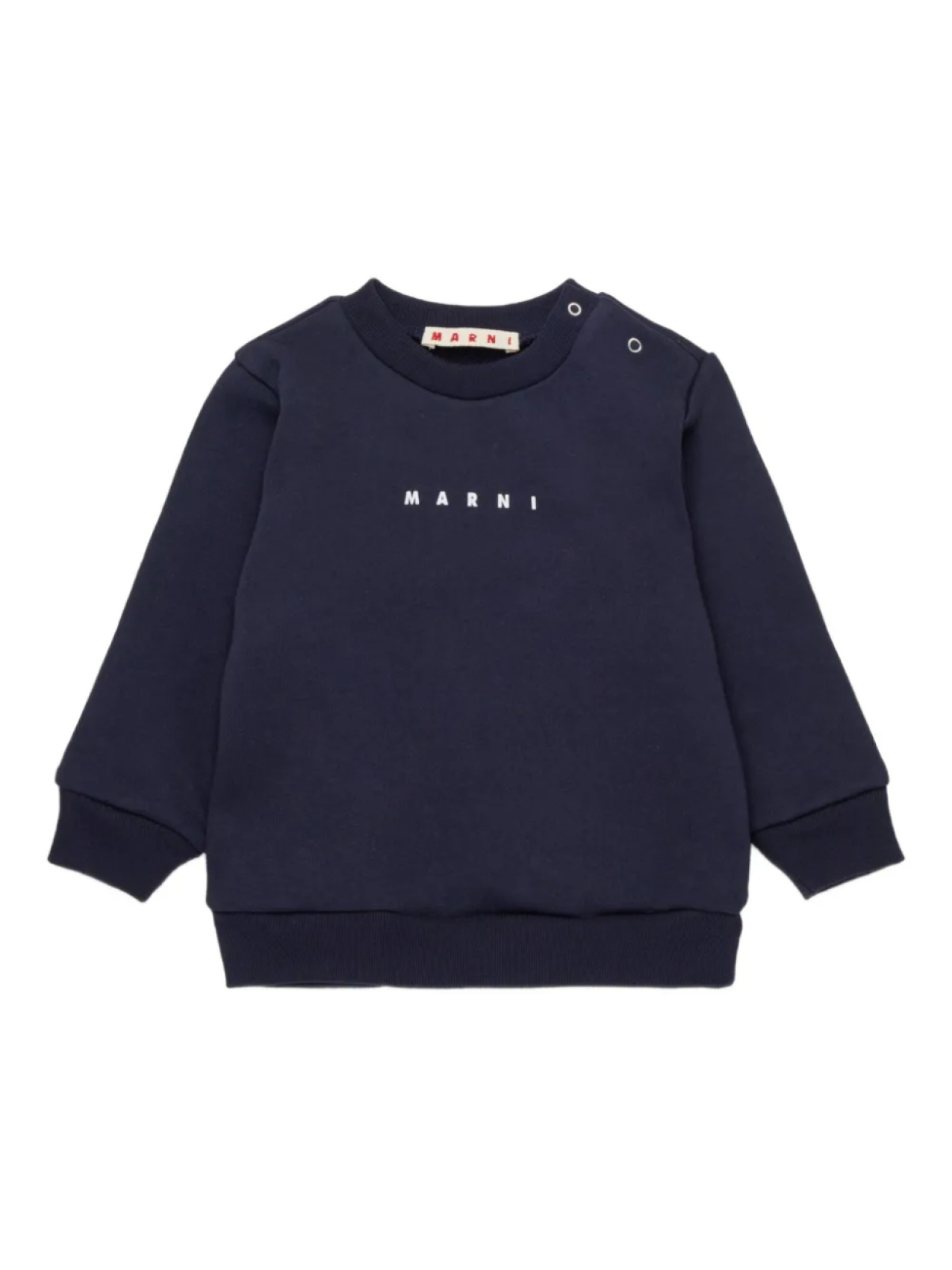 

Детская толстовка с логотипом Marni Kids, синий