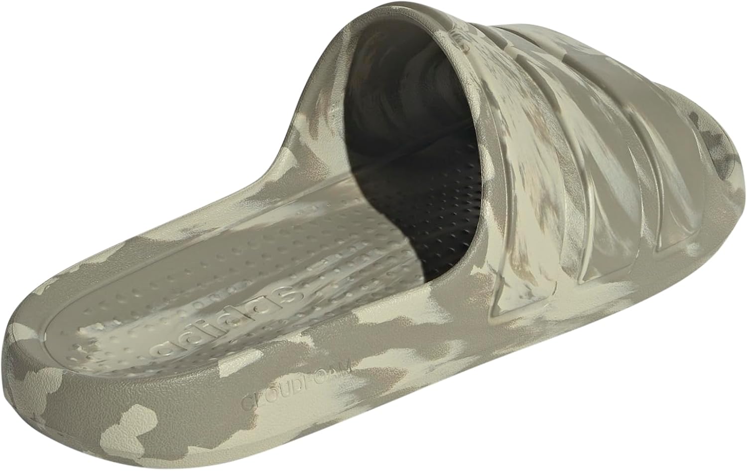 Сланцы adidas унисекс-взрослые Adilette Flow, серый/бежевый — фото 3