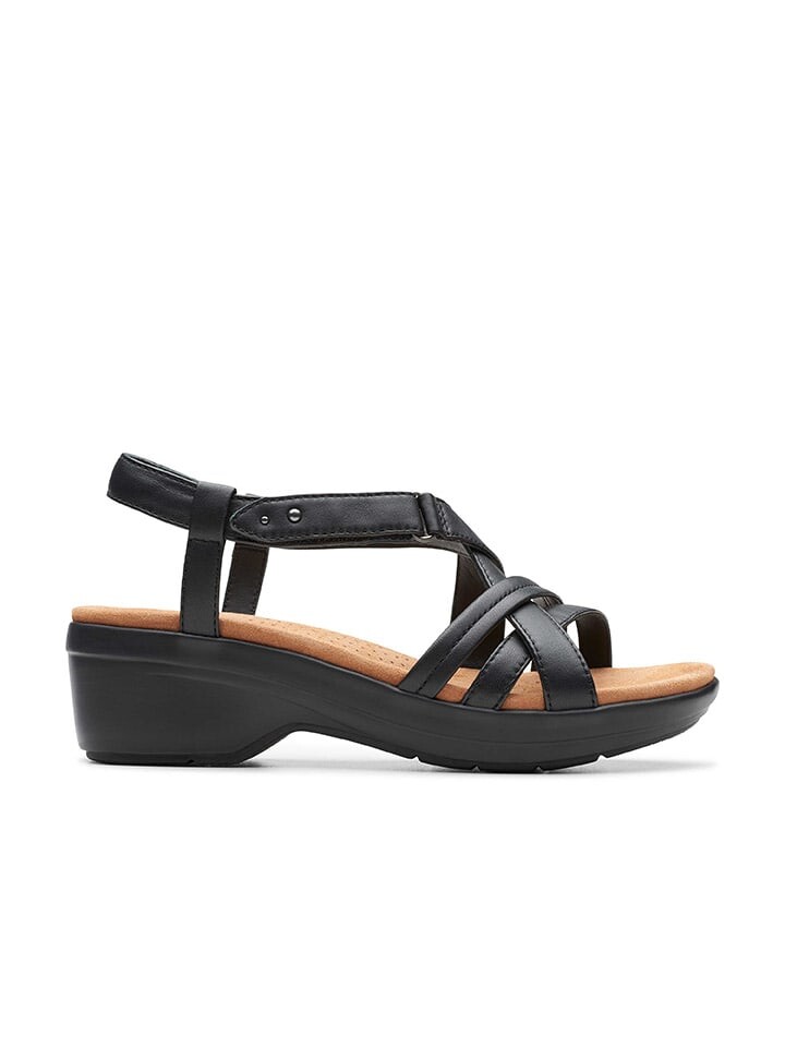 

Сандалии на плоской подошве Clarks Leder Sandaletten Tuleah May, черный