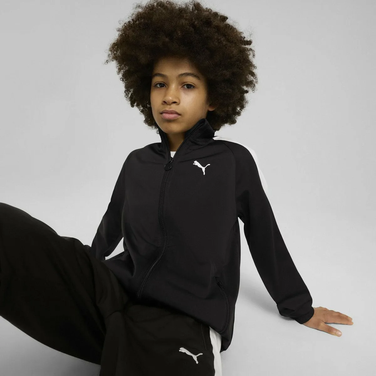 Детская спортивная куртка T7 Always On, размер B, 128-164 см PUMA, PUMA Black