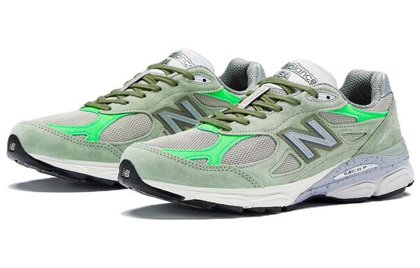 Кроссовки patta x 990v3 сделано в сша New Balance, зеленый — фото 3