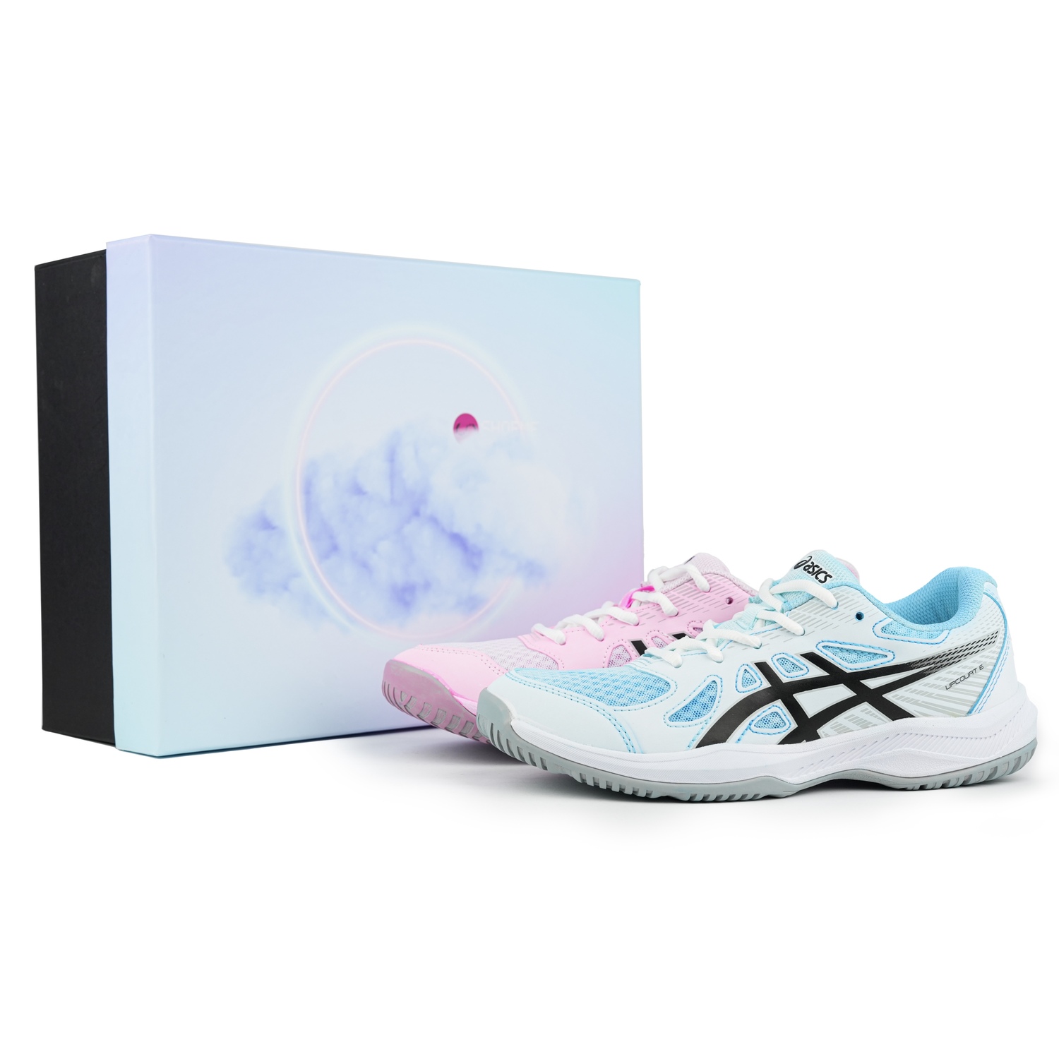 

ASICS Тренировочные кроссовки gel upcourt 6 blue pink kids'