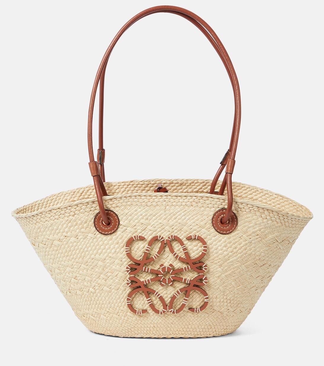 

Маленькая сумка-корзина Paula's Ibiza Anagram Loewe, бежевый