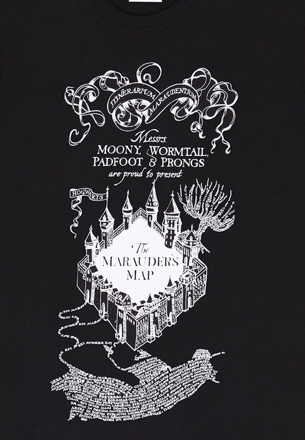 

Футболка с принтом HARRY POTTER MARAUDERS MAP Harry Potter, черный