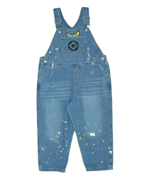 Комбинезон-сарафан джинсовый Minions BABYDOLL для мамы и ребенка, светлый индиго — фото 2