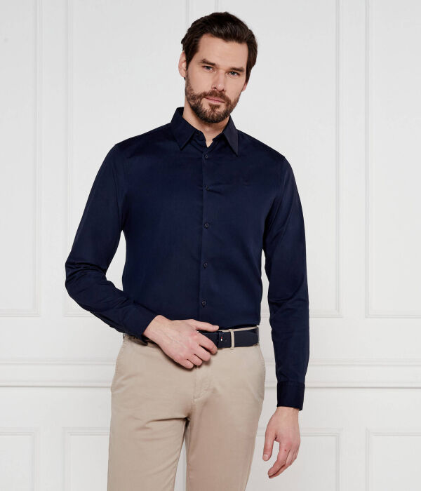 

Рубашка Slim fit Calvin Klein, синий