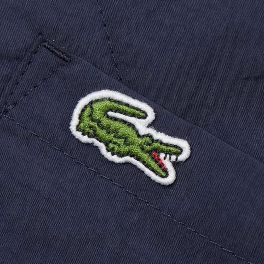LACOSTE Утепленная куртка navy blue для детей 3-7 лет — фото 4