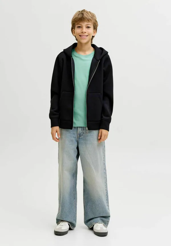 Футболка ss neck noos jr basic Jack & Jones Junior, Mineral Blue