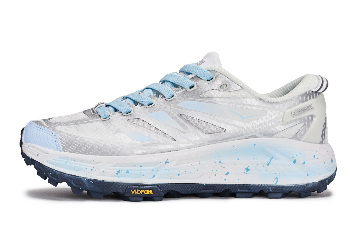 

HOKA ONE ONE Кроссовки для бега Mafate Speed 2 Low top Unisex белый синий серебристый