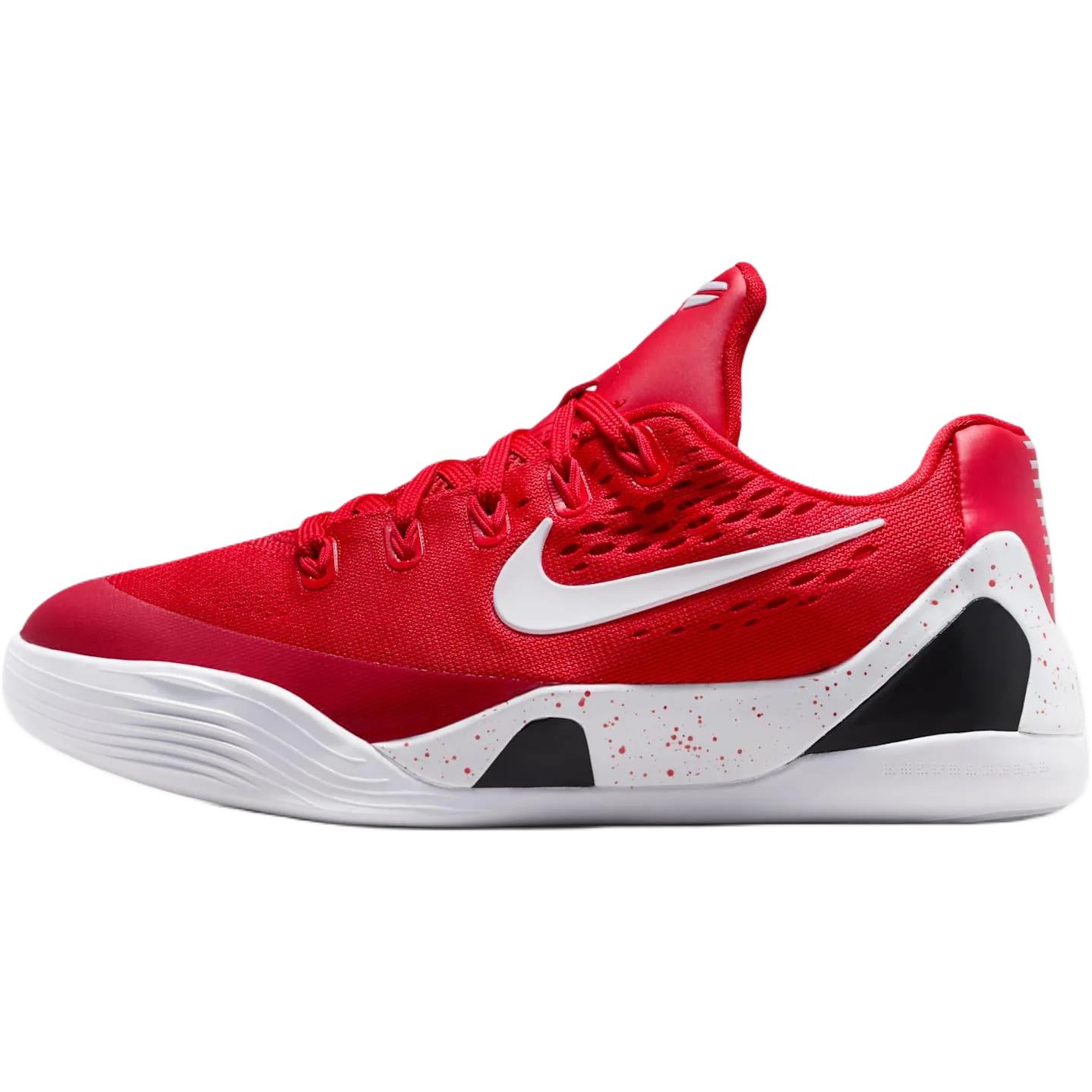 

Nike Kobe 9 нескользящие устойчивые к истиранию низкие детские баскетбольные кроссовки Red/White для подростков