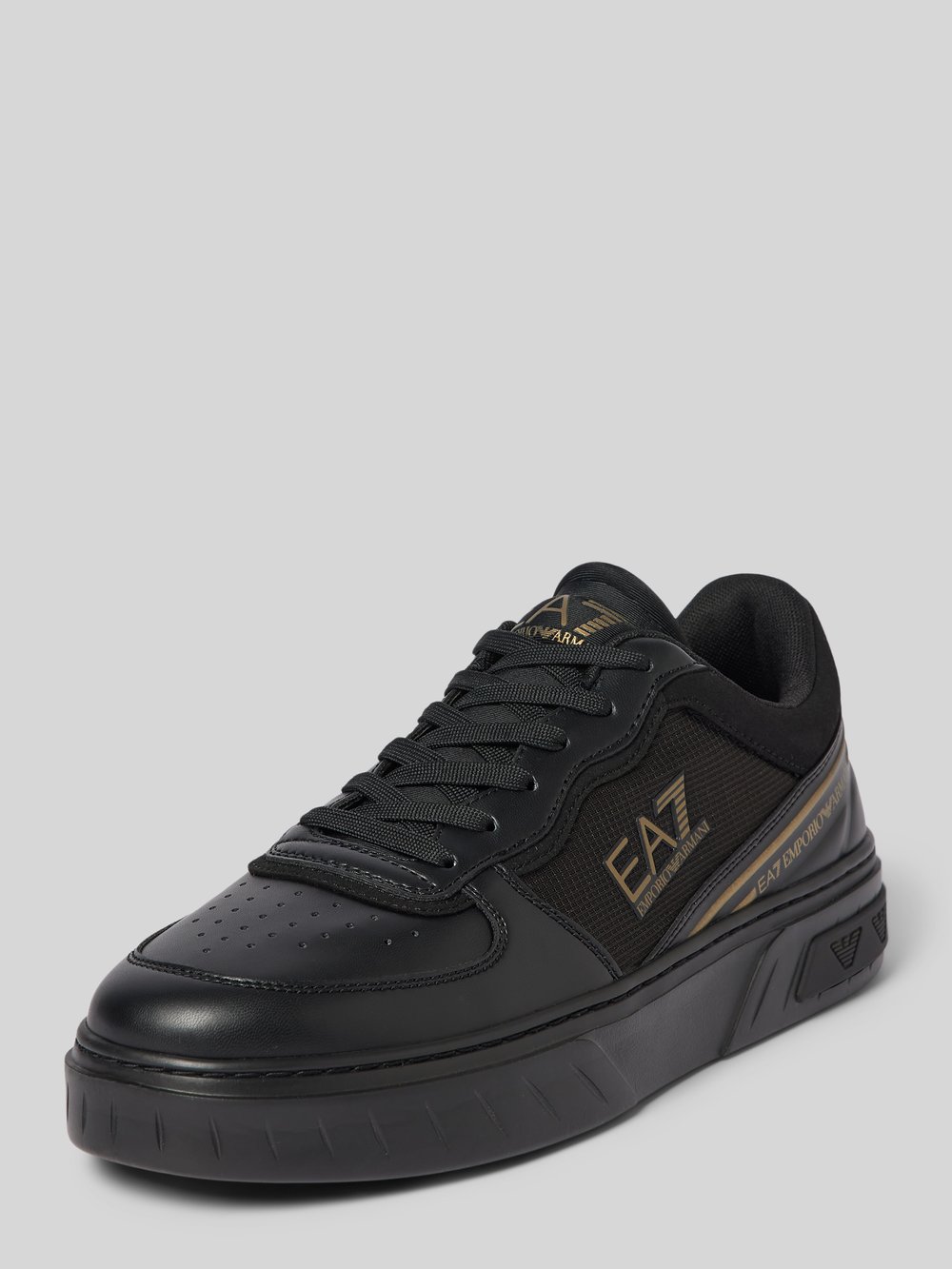 

Кроссовки со шнуровкой EA7 Emporio Armani, черный