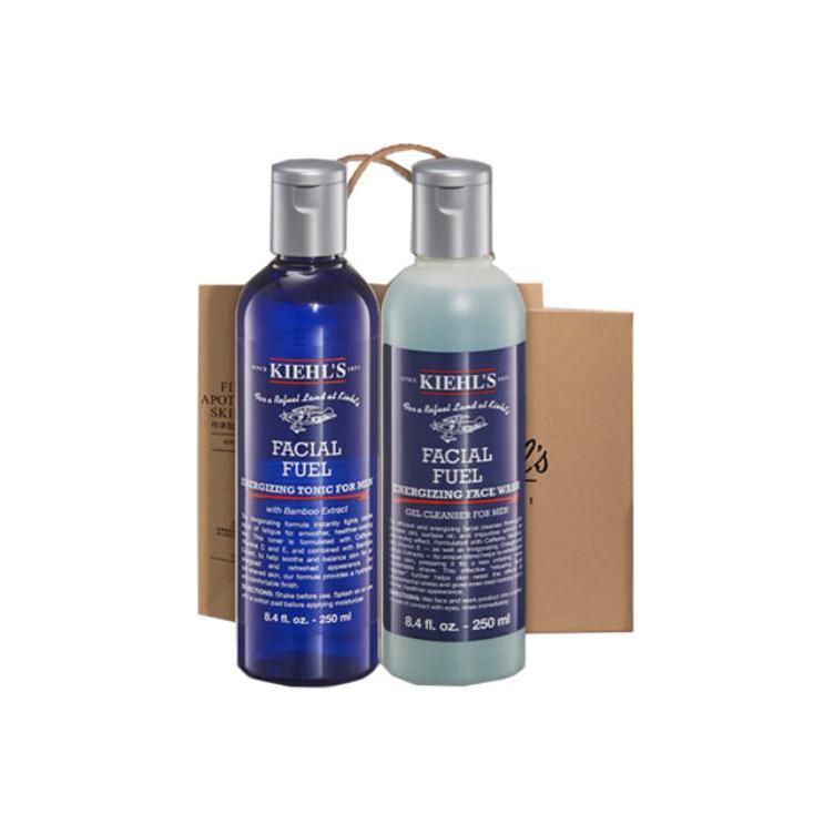 Набор мужской косметики Kiehl’s Facial Fuel: тоник Energizing Tonic + гель для умывания Energizing Face Wash, 250 мл + 250 мл — фото 2