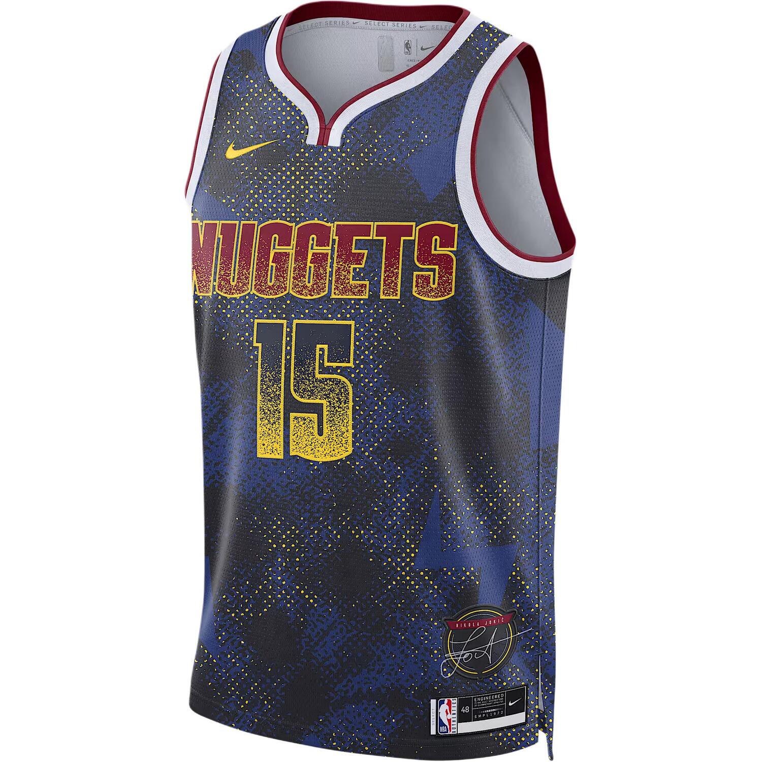 

Джерси мужская dri fit nba swingman nikola jokić denver nuggets 2025/26 select series Nike, синий
