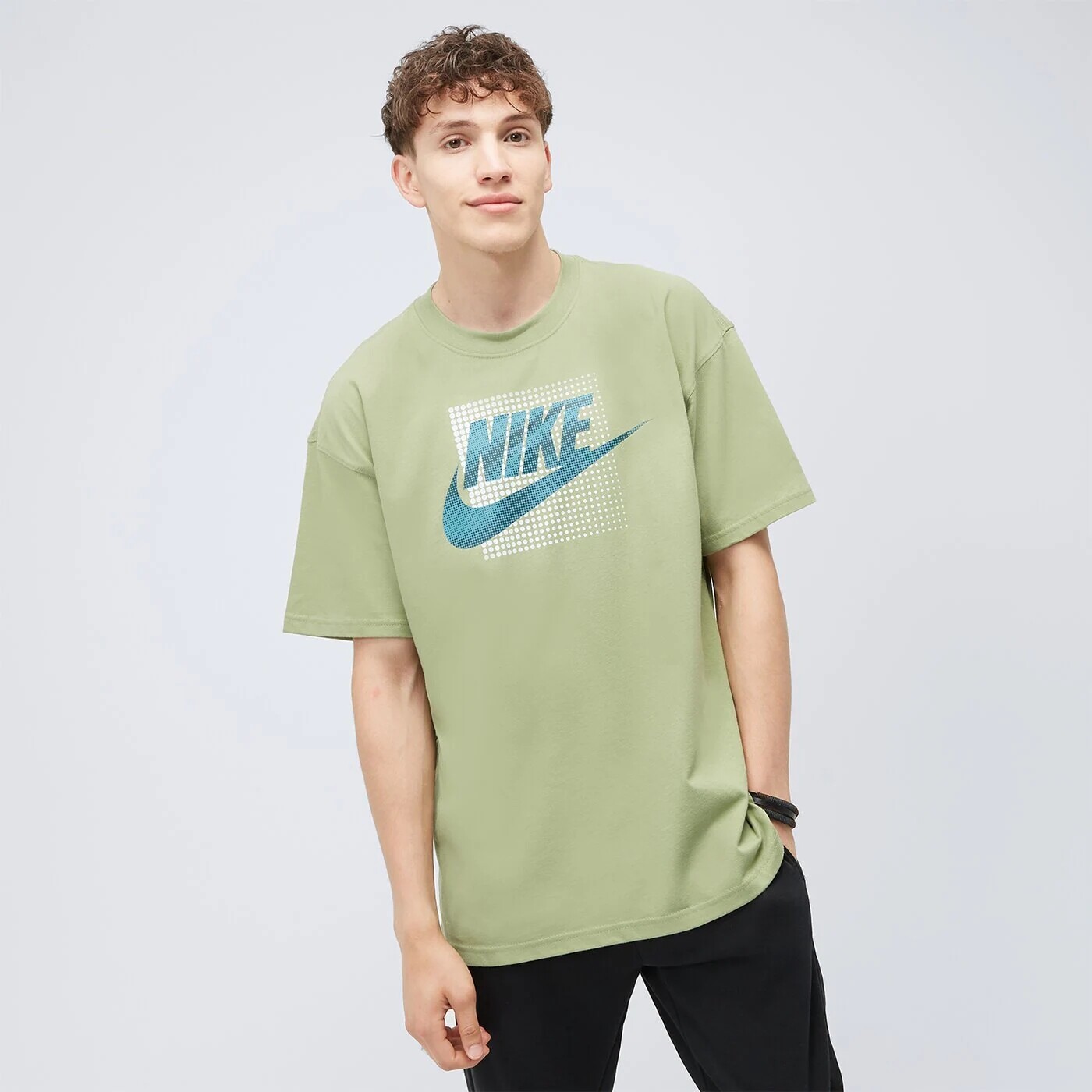 Футболка Nike M90 12MO Futura, зеленый — фото 4