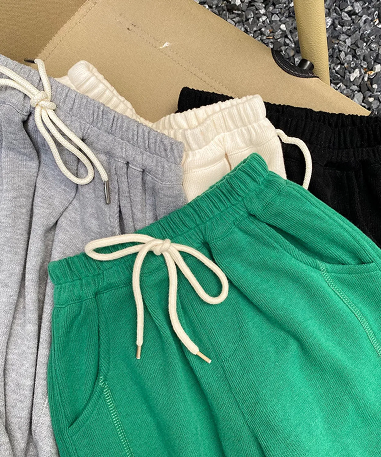 Детские спортивные брюки aimoha-KIDS хлопковые черные — фото 4