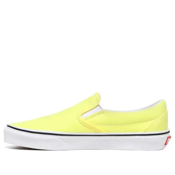 

Кроссовки neon classic slip-on 'lemon yellow' Vans, желтый