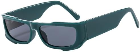 

Прямоугольные солнцезащитные очки 2027 года, модные, винтажные, с градиентными оттенками, конфетные цвета, трендовые, популярные, с защитой от УФ-излучения UV400 MTZJH, Green