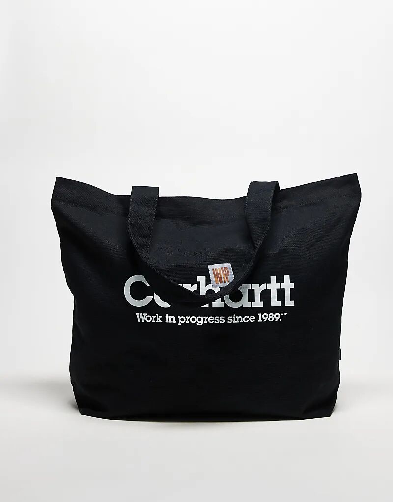 

Холщовая сумка с графическим рисунком черного цвета Carhartt WIP