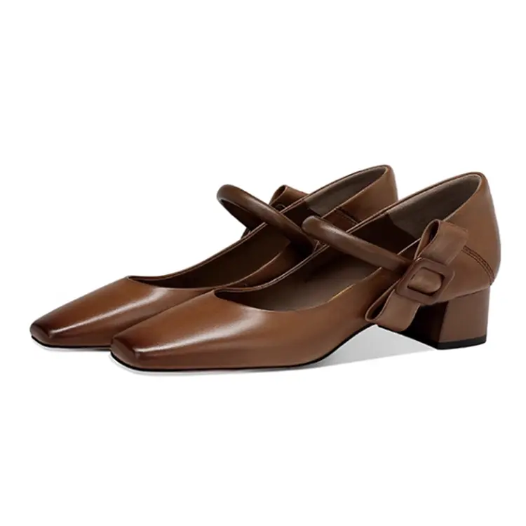Туфли Мэри Джейн женские Jessica Sophia, цвет Light Brown — фото 3