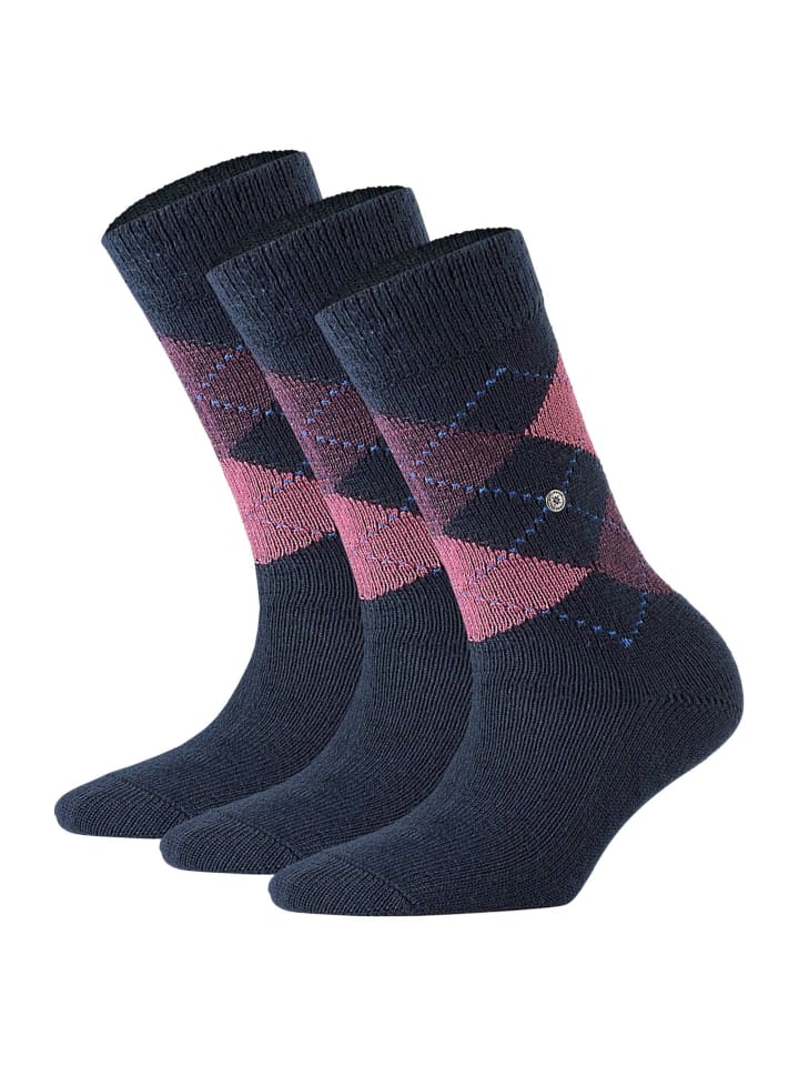 

Носки Burlington, цвет pink/blau
