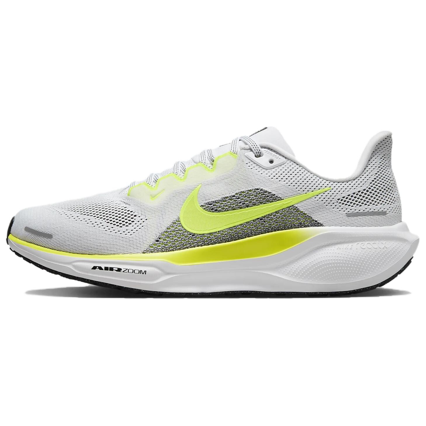 

Кроссовки Pegasus 41 мужские с низким верхом белые/черные/флуоресцентные Nike