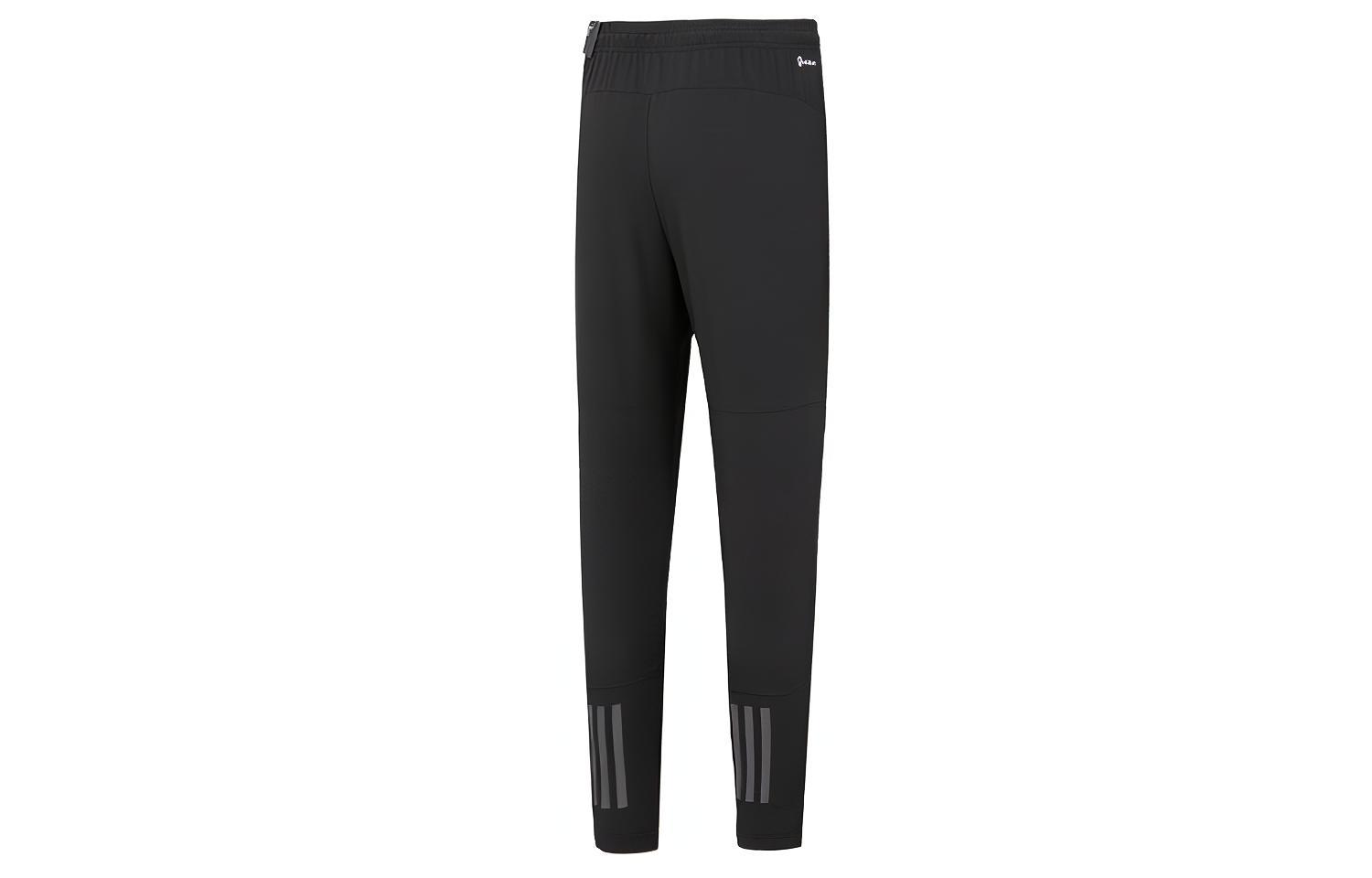 Вязаные спортивные штаны мужские черно-серый цвет Adidas — фото 3