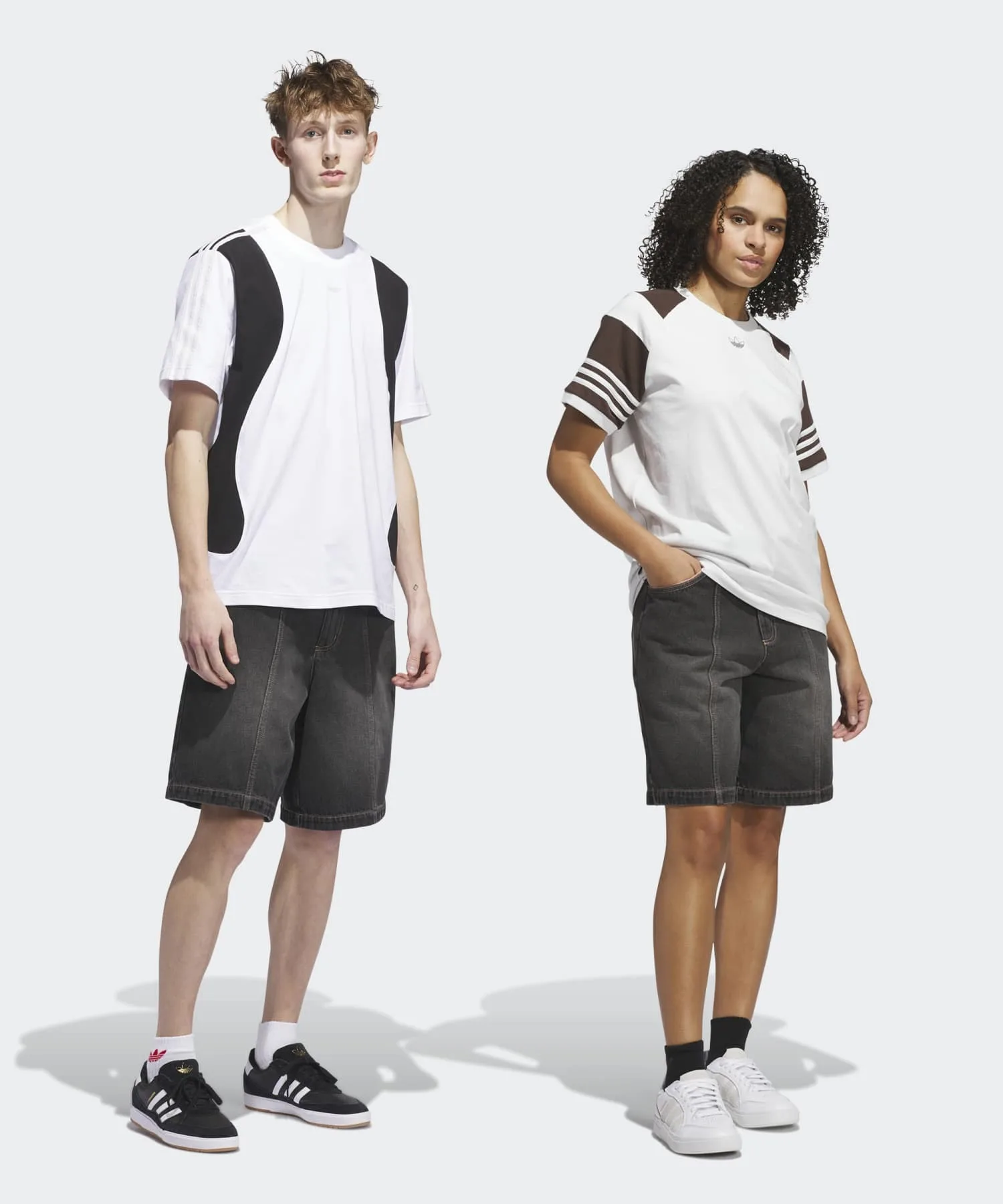 Унисекс шорты из денима adidas Originals Tyshawn чёрные