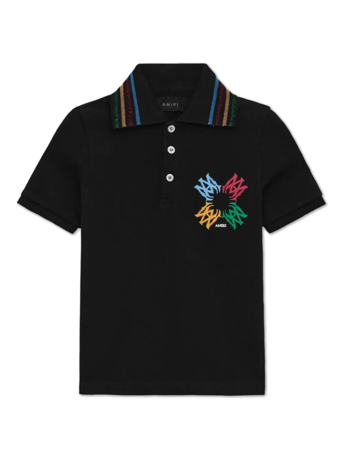 

Футболка-поло AMIRI KIDS Ma Quad Scribble, черный