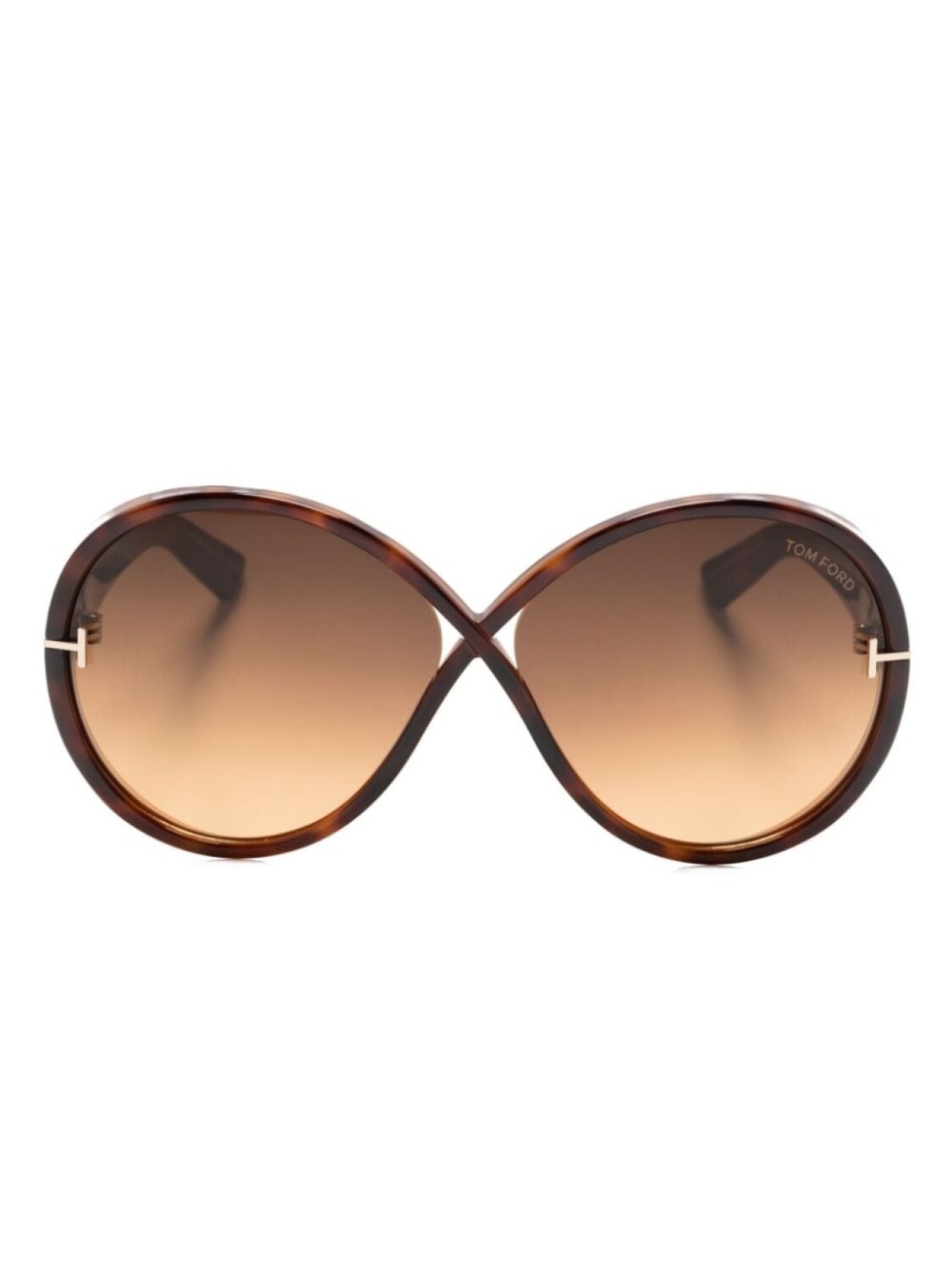

Солнцезащитные очки Edie в массивной оправе TOM FORD Eyewear, коричневый