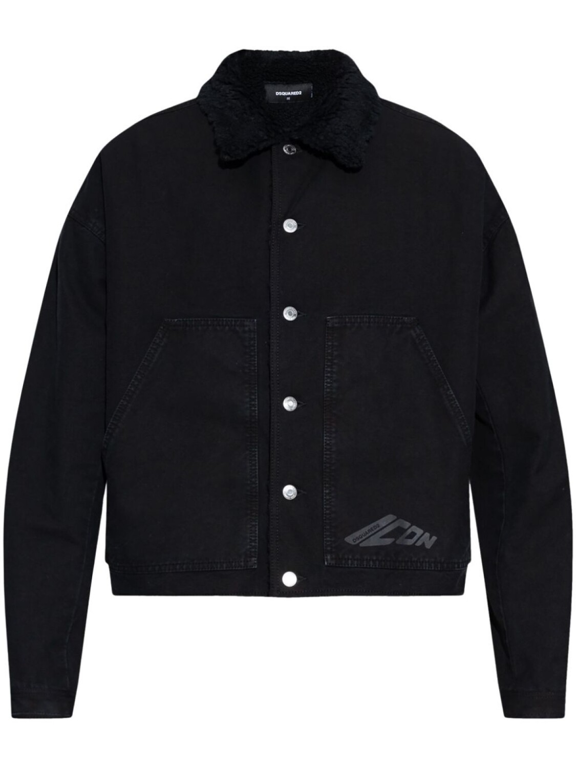 

DSQUARED2 Икона джинсовая куртка, черный