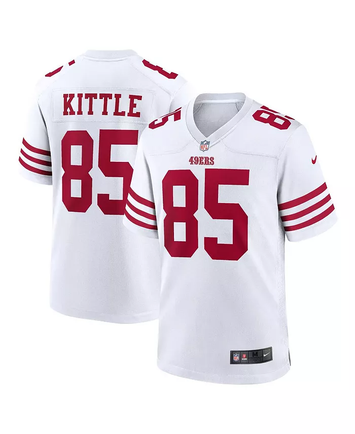 

Мужская игровая футболка George Kittle San Francisco 49ers Nike, белый
