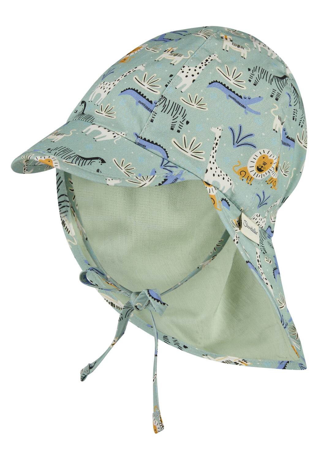 

STERNTALER Шапка 'Zootiere' в пастельно-зеленом цвете