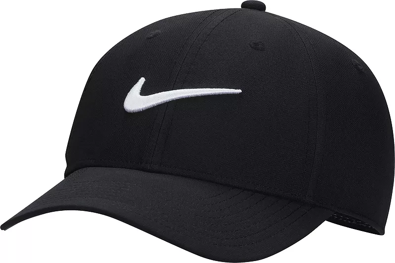 

Мужская структурированная кепка-галочка Nike Dri-FIT Club, черный/белый