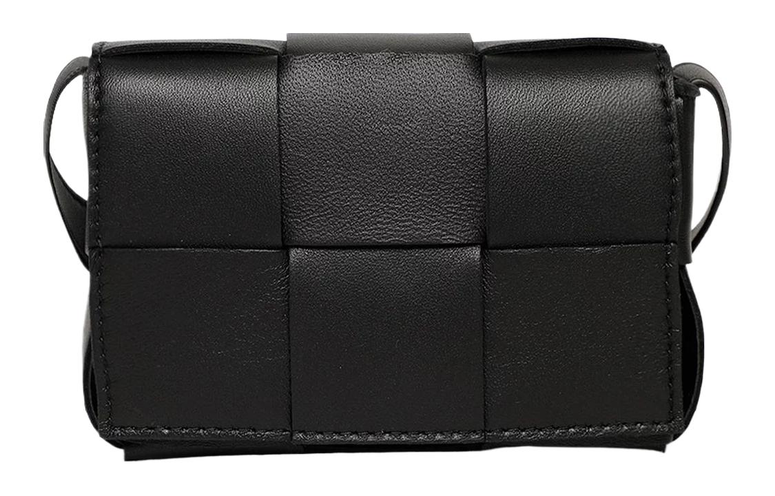 

Bottega Veneta Сумка через плечо из телячьей кожи, женская, черная