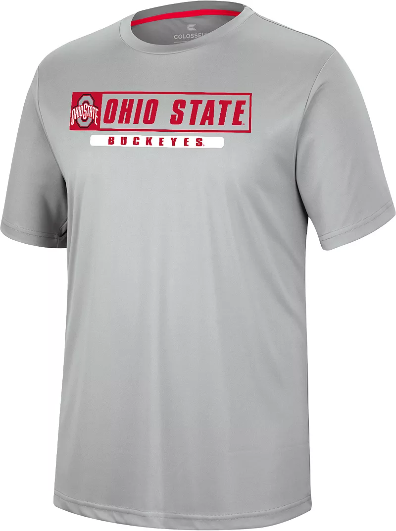 

Мужская футболка Colosseum Ohio State Buckeyes True Blue Tri-Blend