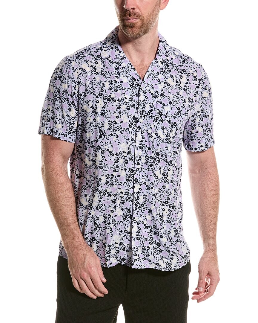 

HUGO Рубашка прямого кроя Hugo Boss Hugo Hugo Boss, фиолетовый