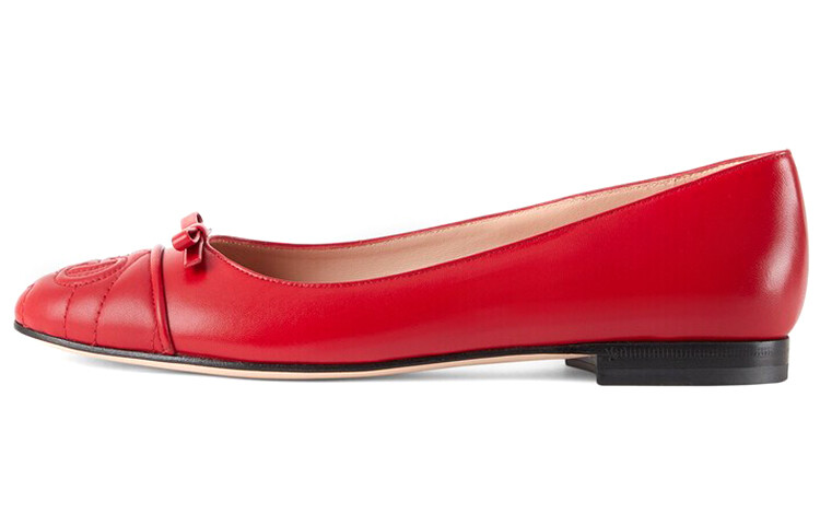 Туфли GUCCI Women's Casual Shoes Women's Red
