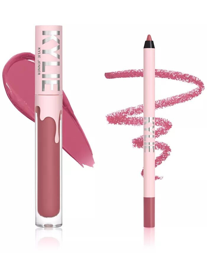 2 шт. Бархатный набор для губ Kylie Cosmetics, цвет 100 Posie K — фото 2